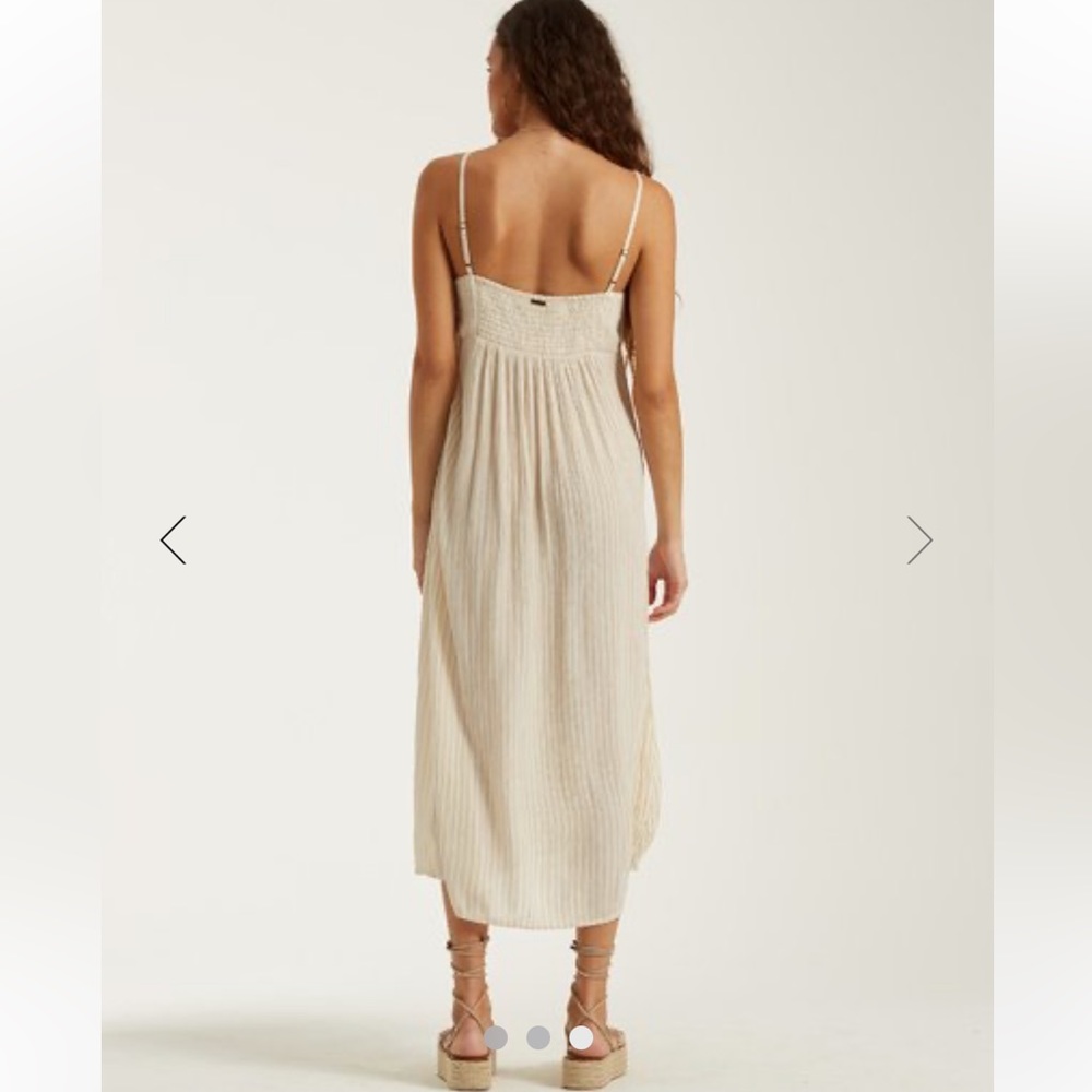 Billabong white/cream striped Twist It - Midi Dress size XS - Picture 12 of 12